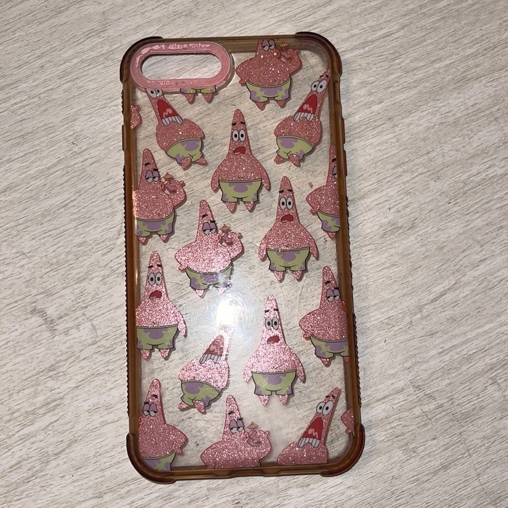 Spongebob x skinny dip Patrick phone case